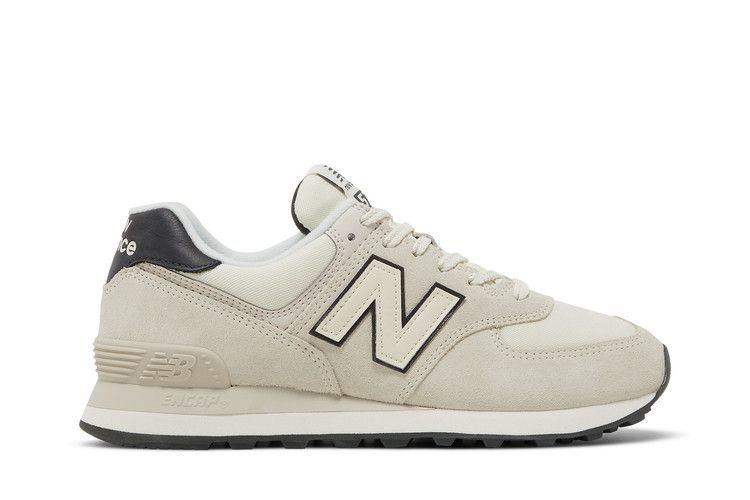 New Balance Wmns 574 'Beige Angora' — Beige/Blacktop/Angora