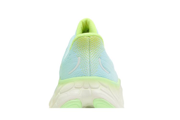 New Balance Wmns Fresh Foam X More v4 Wide 'Blue Green Aura' — Blue/Green Aura/White