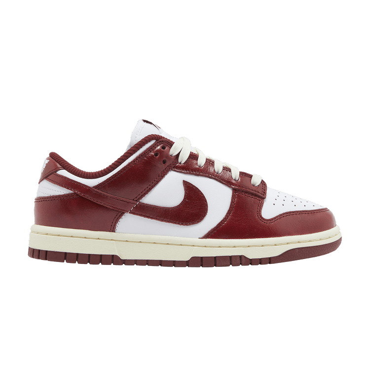 Nike Wmns Dunk Low Premium 'Vintage Red' — White/Team Red/Coconut Milk
