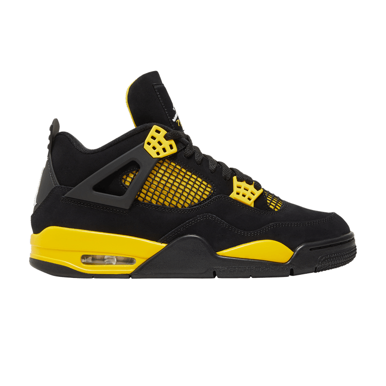 Air Jordan 4 Retro 'Thunder' 2023 — Black/Tour Yellow