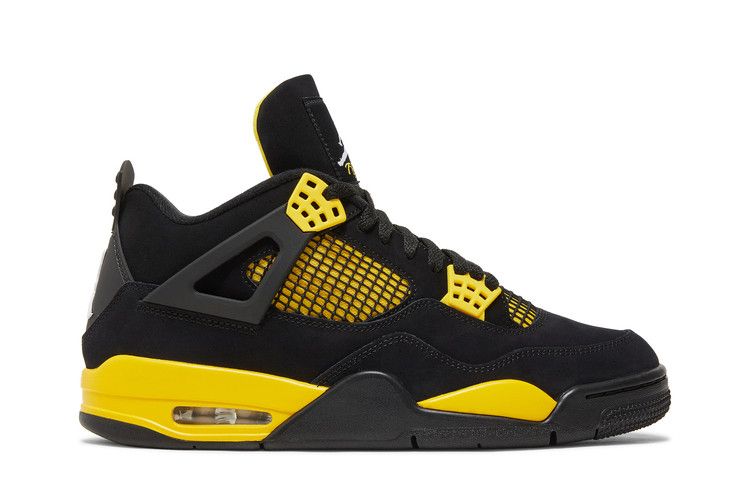 Air Jordan 4 Retro 'Thunder' 2023 — Black/Tour Yellow
