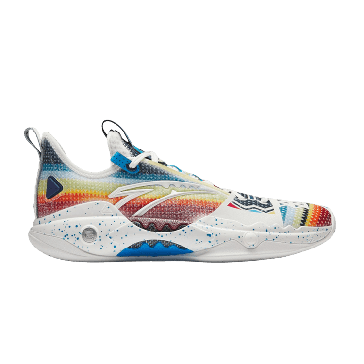 Kyrie Irving x Anta Shock Wave 5 Pro 'Twilight' — White/Blue/Red