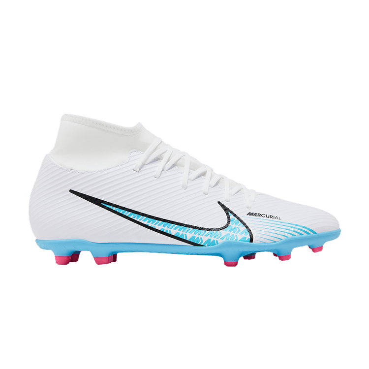 Nike Mercurial Superfly 9 Club MG 'Blast Pack' — White/Pink Blast/Baltic Blue