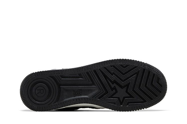 Neighborhood x Bapesta 'Black Crocodile & Ostrich' — Black
