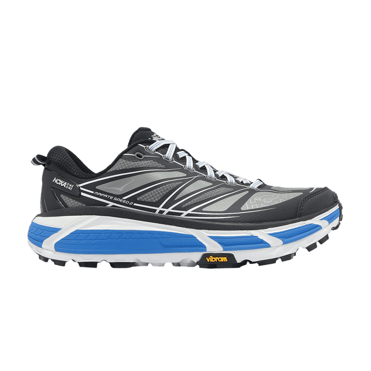 HOKA Mafate Speed 2 'Black White Blue' — Black/White