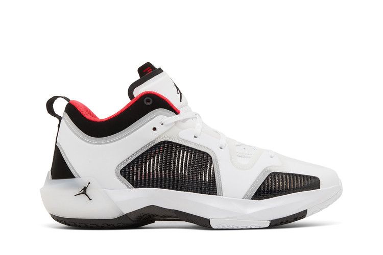 Air Jordan 37 Low PF 'Siren Red' — White/Siren Red/Black
