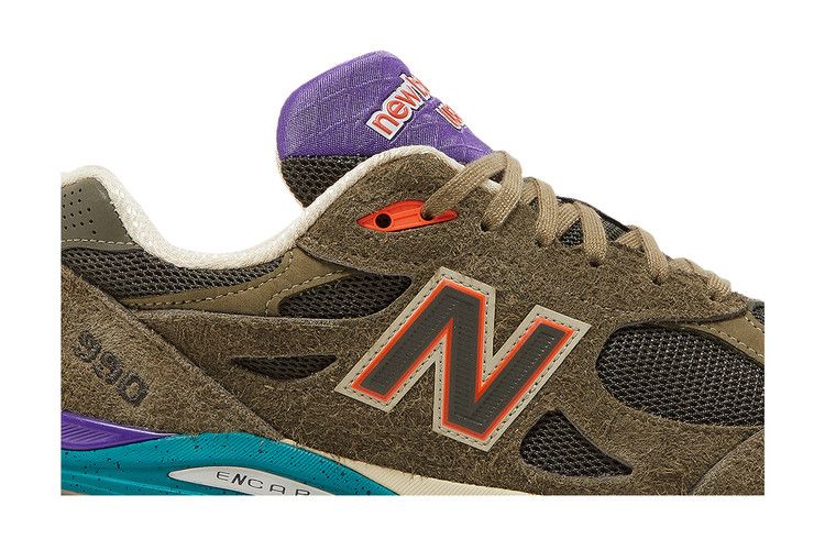 YCMC x New Balance 990v3 Made in USA 'Trailblazers' — Dark Camo/Camo Green/Prism Purple/Poppy