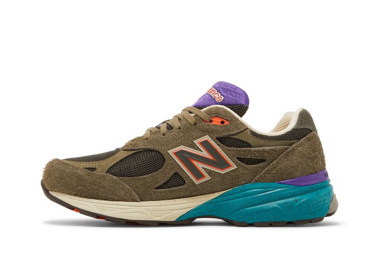 YCMC x New Balance 990v3 Made in USA 'Trailblazers' — Dark Camo/Camo Green/Prism Purple/Poppy
