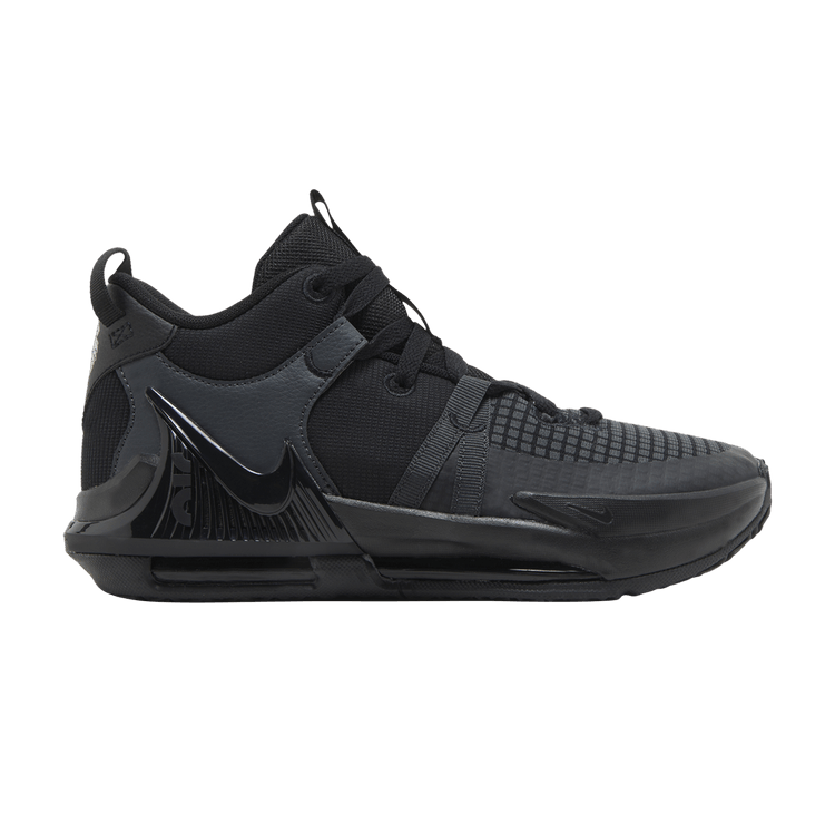 Nike LeBron Witness 7 GS 'Black Anthracite' — Black/Anthracite/White