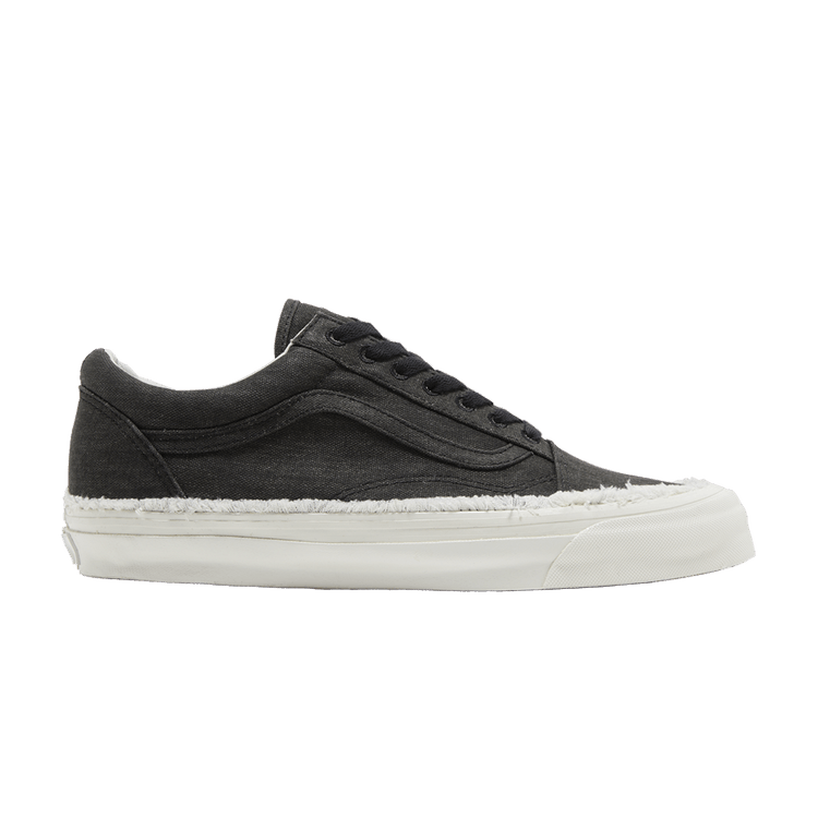 Vans OG Old Skool LX 'Raw Edge - Black' — Black/True White