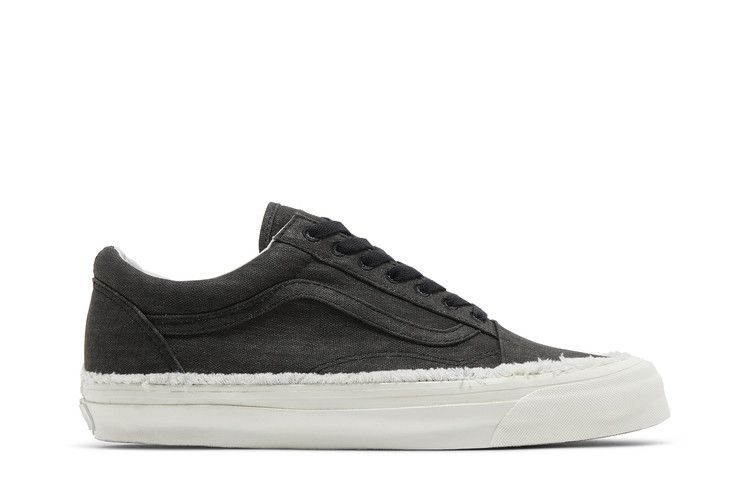 Vans OG Old Skool LX 'Raw Edge - Black' — Black/True White