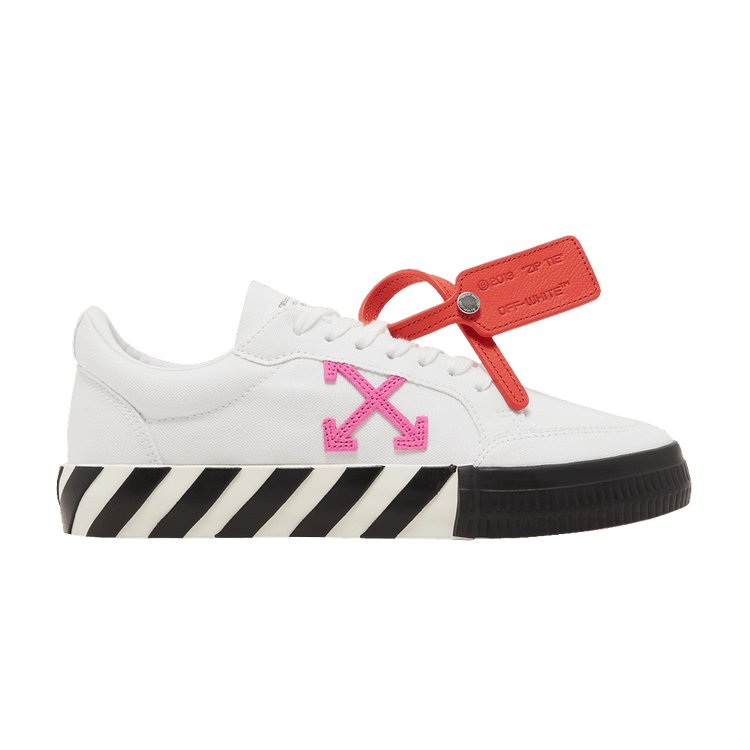 Off-White Wmns Vulc Sneaker 'White Black Fuchsia' — White/Fuchsia