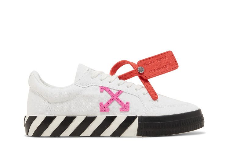 Off-White Wmns Vulc Sneaker 'White Black Fuchsia' — White/Fuchsia