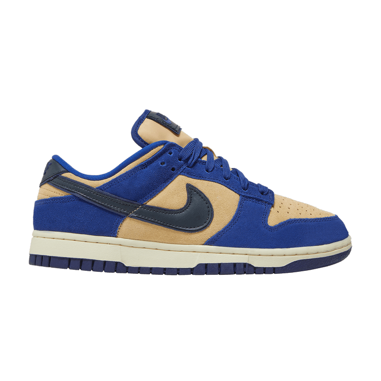 Nike Wmns Dunk Low LX 'Blue Suede' — Deep Royal Blue/Dark Obsidian