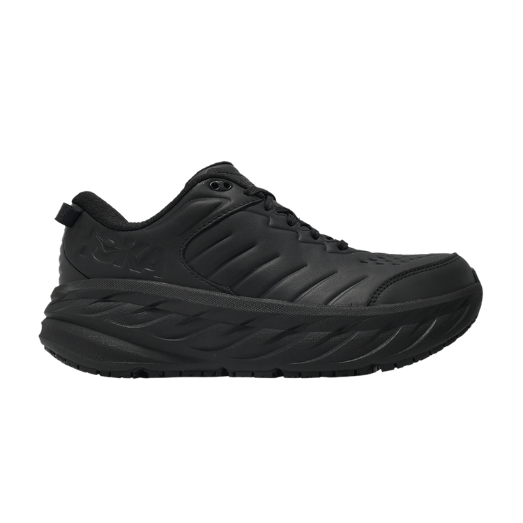 HOKA Bondi SR 2E Wide 'Black' — Black/Black