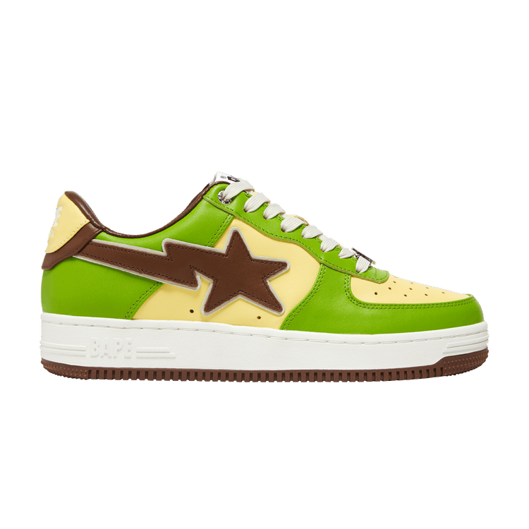 Bapesta 'Green Brown' SSENSE Exclusive — Green/Yellow/Brown