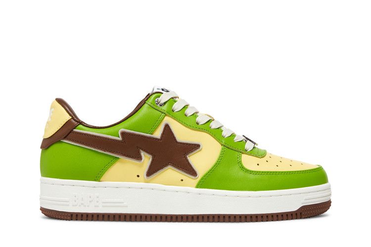 Bapesta 'Green Brown' SSENSE Exclusive — Green/Yellow/Brown