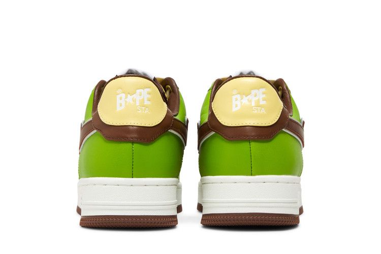 Bapesta 'Green Brown' SSENSE Exclusive — Green/Yellow/Brown