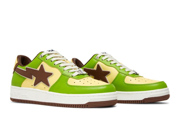 Bapesta 'Green Brown' SSENSE Exclusive — Green/Yellow/Brown