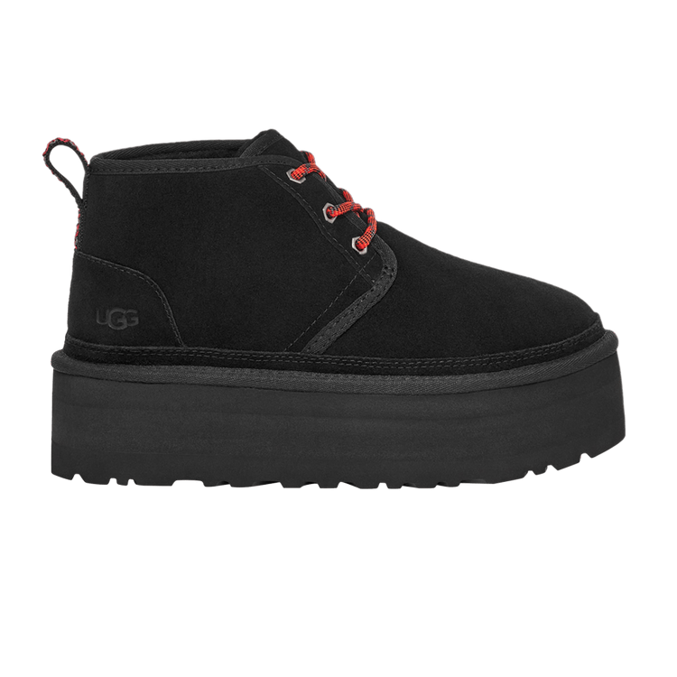 UGG Wmns Neumel Heritage Platform Chukka 'Black' — Black