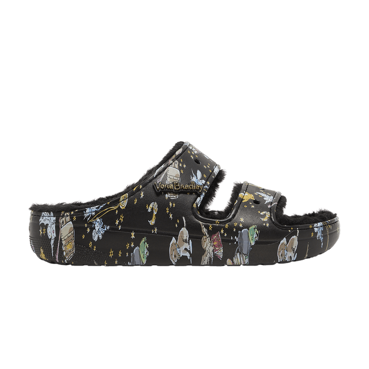 Harry Potter x Crocs Classic Cozzzy Sandal 'Vera Bradley' — Black/Multi