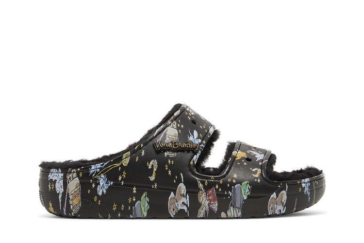Harry Potter x Crocs Classic Cozzzy Sandal 'Vera Bradley' — Black/Multi
