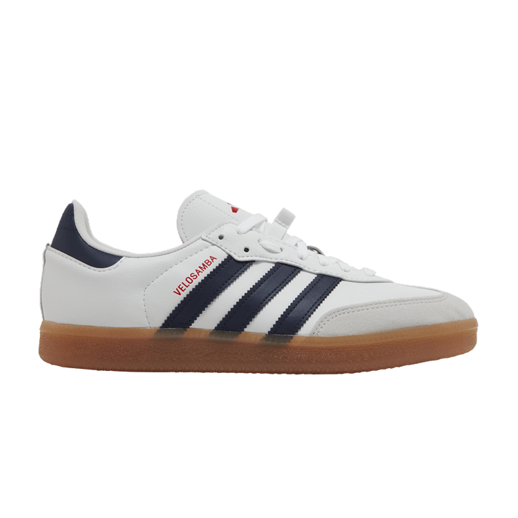 adidas Velosamba 'White Navy Scarlet' — Cloud White/Team Navy Blue 2/Better Scarlet