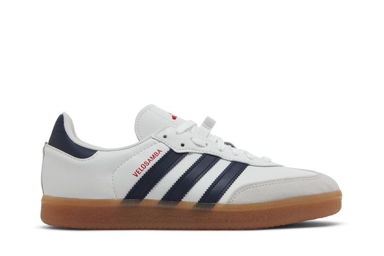 adidas Velosamba 'White Navy Scarlet' — Cloud White/Team Navy Blue 2/Better Scarlet