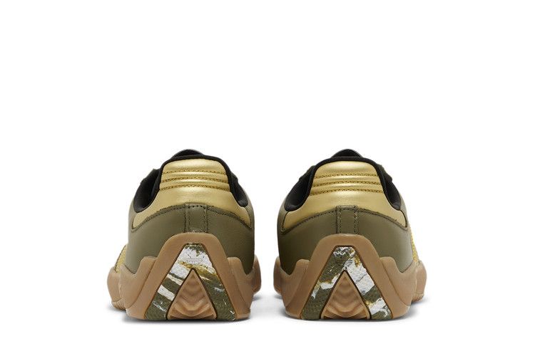 Palace x adidas Puig Samba 'Olive Gold' — Focus Olive/Metallic Gold/Gum