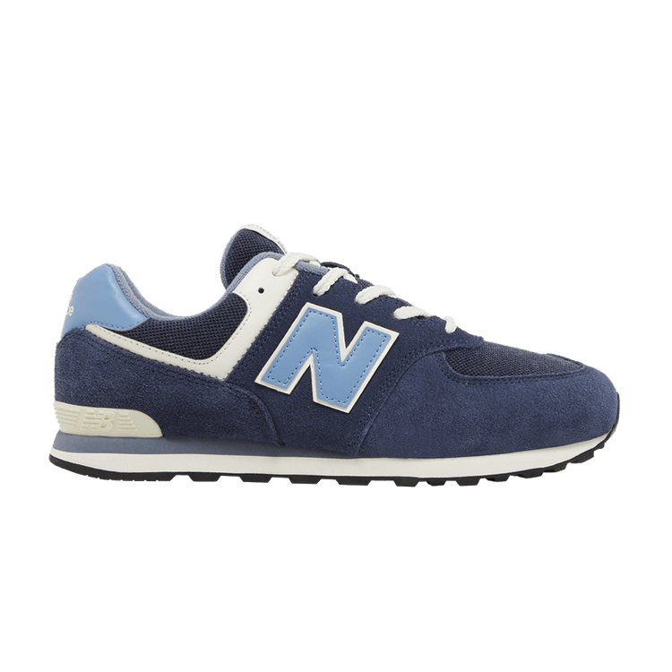 New Balance 574 Big Kid Wide 'Navy Heritage Blue' — Navy/Heritage Blue