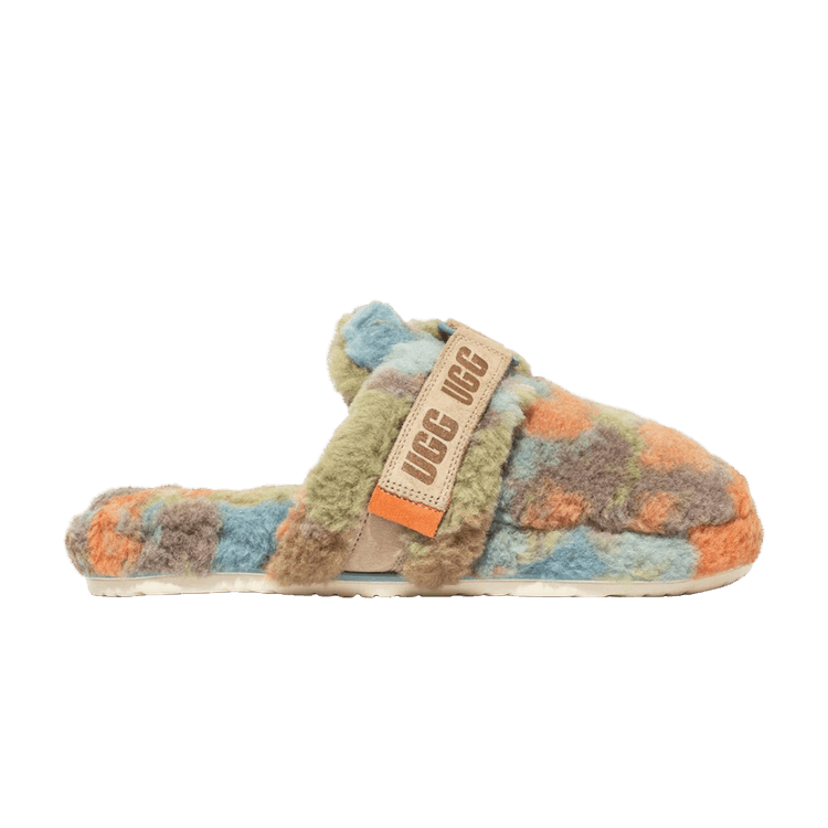 Extra Butter x UGG Fluff It Slide 'Fresco' — Sage Green