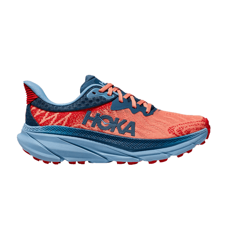 HOKA Wmns Challenger ATR 7 'Papaya Real Teal' — Papaya/Real Teal