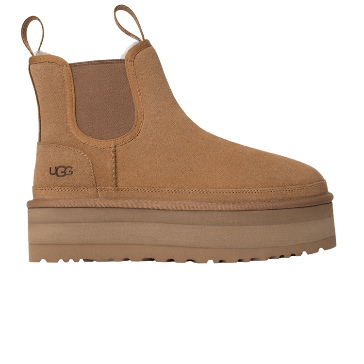 UGG Wmns Neumel Platform Chelsea Boot 'Chestnut' — Chestnut