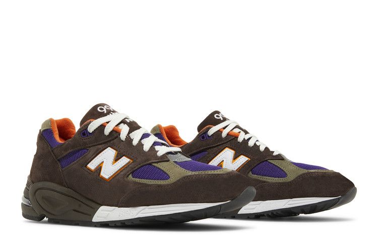 Teddy Santis x New Balance 990v2 Made in USA 'Brown Purple' — Brown/Grey