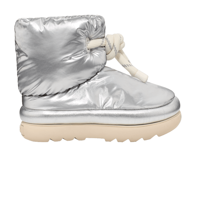 UGG Wmns Classic Maxi Short 'Metallic Silver' — Metallic Silver