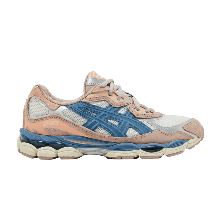 ASICS Wmns Gel NYC 'Mauve Blue' — Cream/Grey