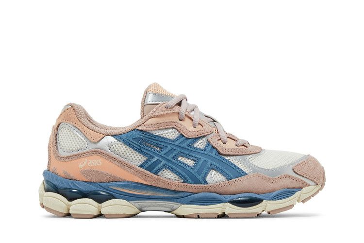 ASICS Wmns Gel NYC 'Mauve Blue' — Cream/Grey