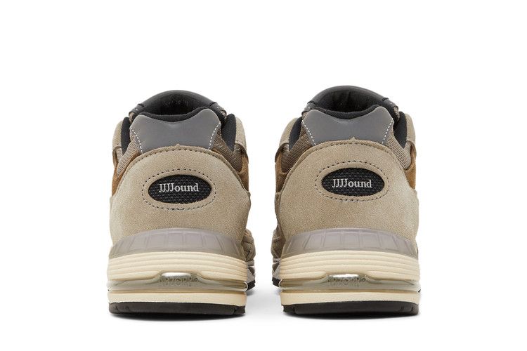 JJJJound x New Balance Wmns 991 Made in England 'Grey' — Cobblestone/Covert Green/Black