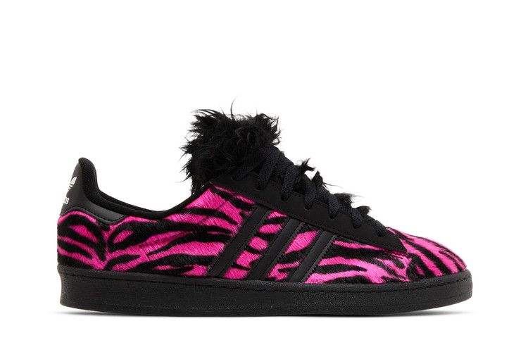 Jeremy Scott x adidas Campus 80s 'Bones - Pink Zebra' — Supplier Color/Core Black/Core Black