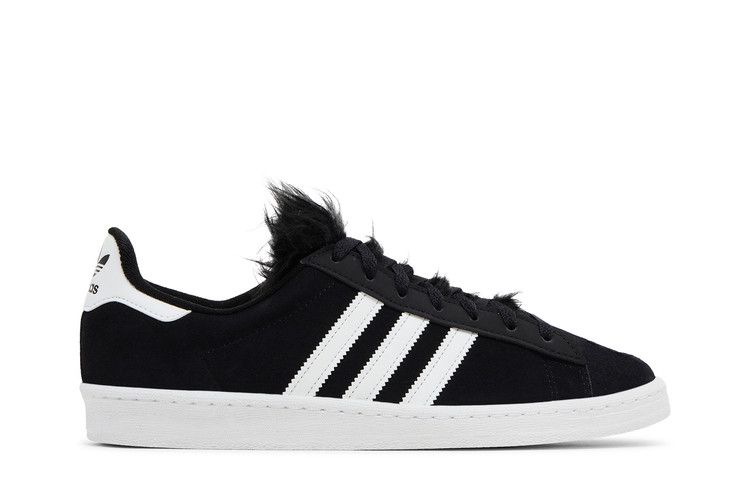 Jeremy Scott x adidas Campus 80s 'Bones - Black' — Core Black/Footwear White/Footwear White