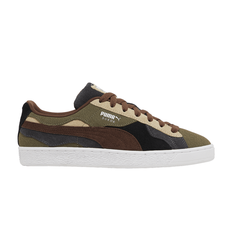 Puma Suede 'Camowave - Olive Chestnut Brown' — Olive/Chestnut Brown/Shadow Grey