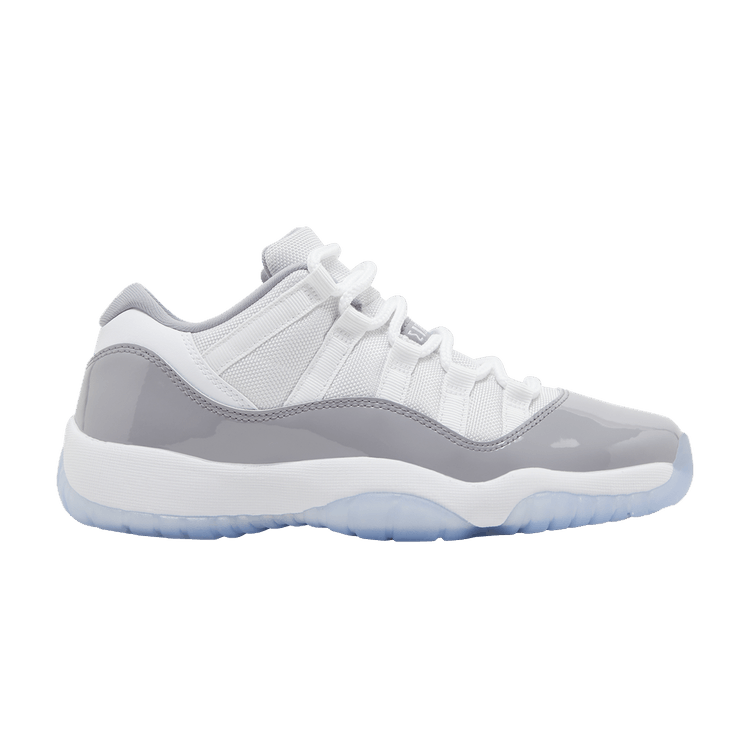 Air Jordan 11 Retro Low GS 'Cement Grey' — White/University Blue/Cement Grey