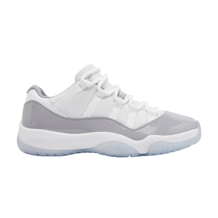 Air Jordan 11 Retro Low 'Cement Grey' — White/University Blue/Cement Grey
