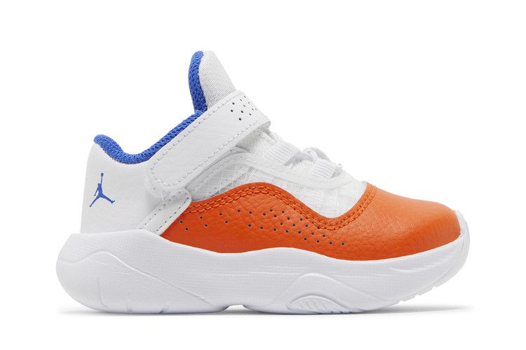 Air Jordan 11 CMFT Low TD 'Wheaties' — White/Safety Orange/Hyper Royal