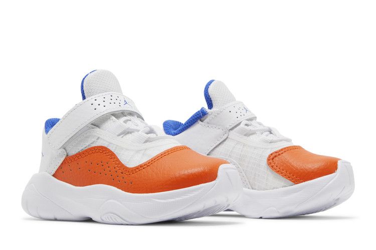 Air Jordan 11 CMFT Low TD 'Wheaties' — White/Safety Orange/Hyper Royal