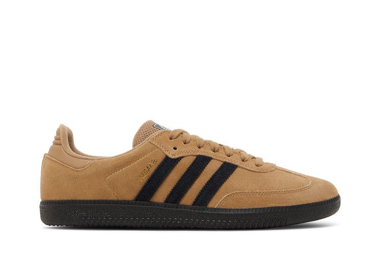 adidas Samba ADV 'Mirrored Lines Pack' — Cardboard/Core Black/Blue Bird
