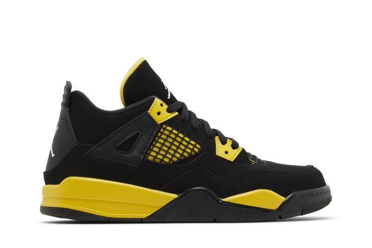 Air Jordan 4 Retro PS 'Thunder' 2023 — Black/Tour Yellow