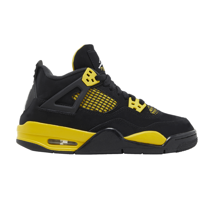 Air Jordan 4 Retro GS 'Thunder' 2023 — Black/Tour Yellow