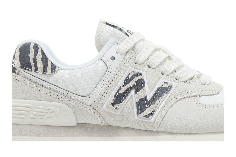 New Balance Wmns 574+ 'Sea Salt Animal Print' — Sea Salt/Moonbeam