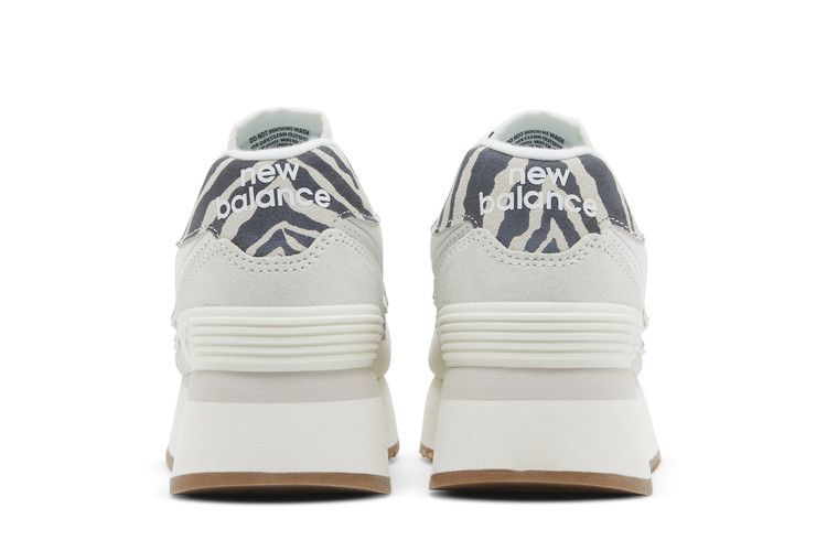 New Balance Wmns 574+ 'Sea Salt Animal Print' — Sea Salt/Moonbeam